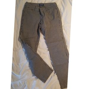 Pixie mid rise checker pant